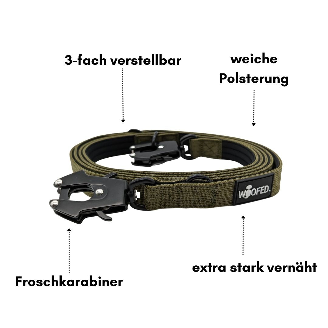 taktische Nylon Führleine Military Olive