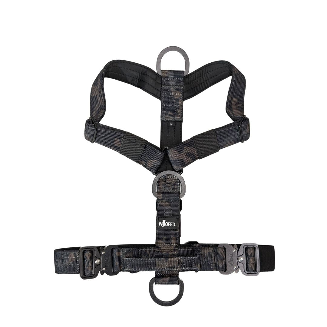 Hundegeschirr Mittelgroß – No-Pull Mit Griff, Reflektierend, MOLLE-System, Verstellbar, Für Training & Outdoor