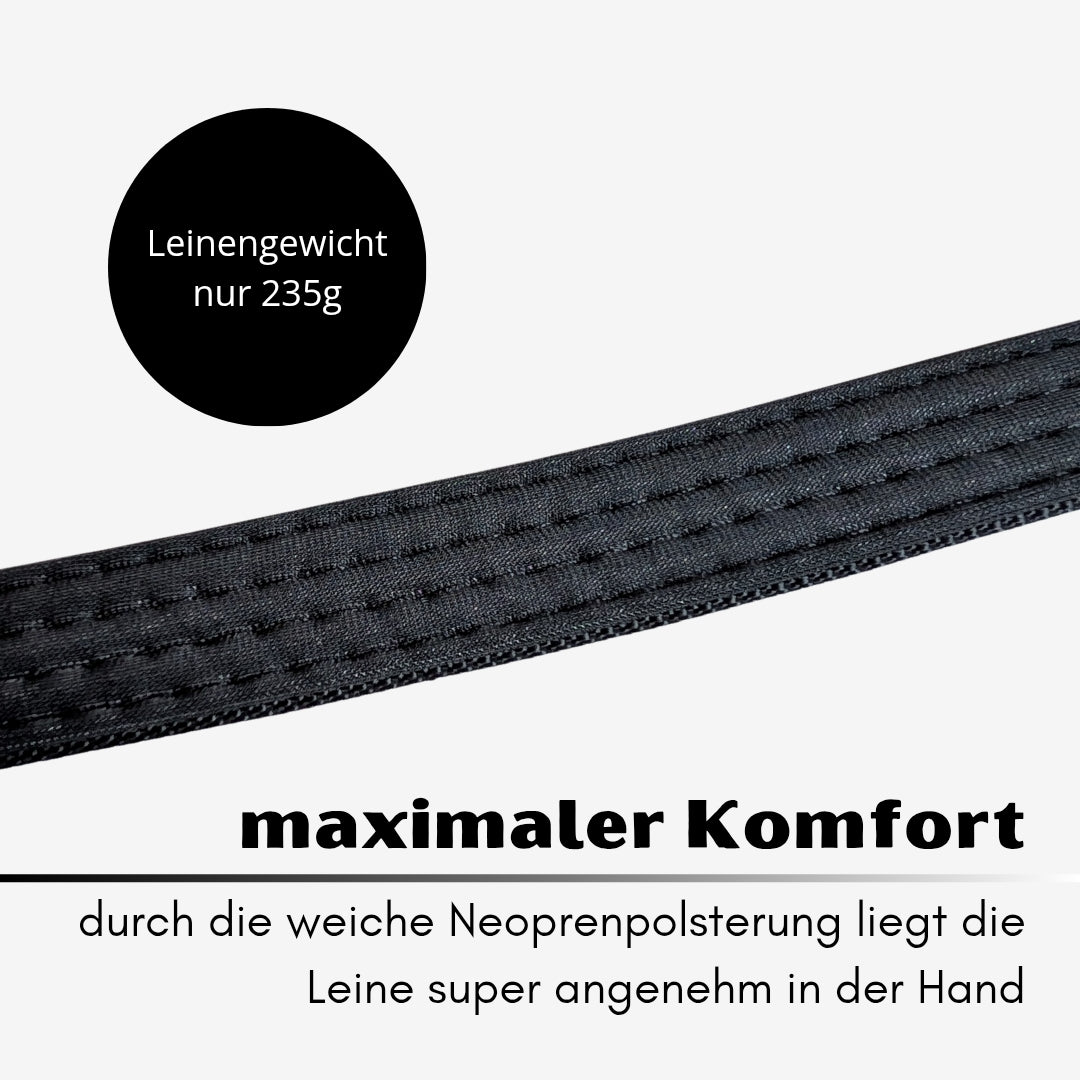 Nylon Classic Führleine Deep Black