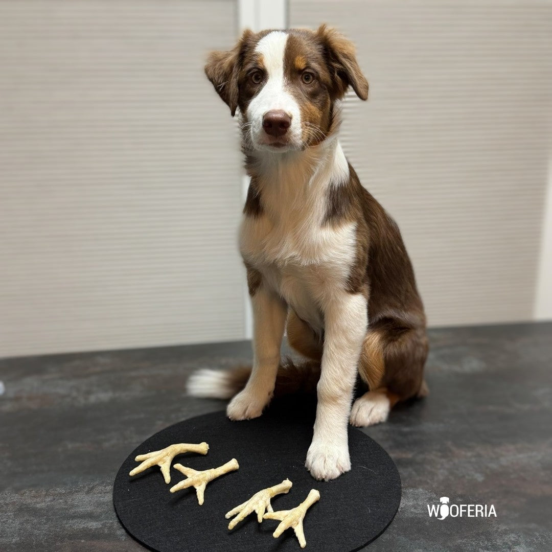 Hühnerfüße gepufft