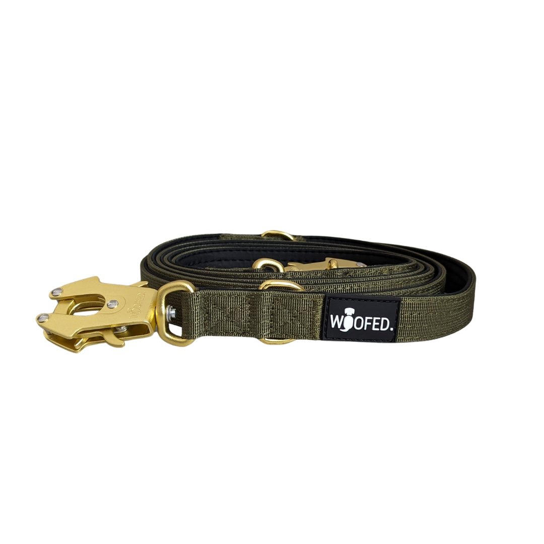 taktische Nylon Führleine Noble Olive