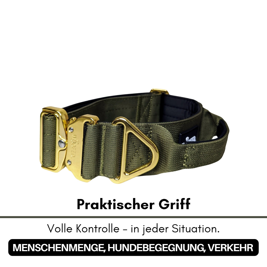 taktisches Nylon Halsband Noble Olive