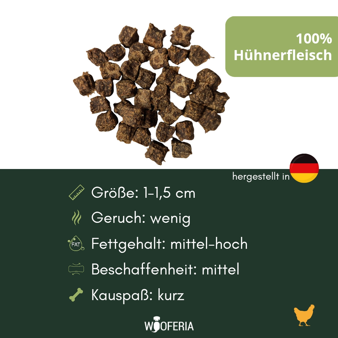 Hühnerfleisch Würfel PUR