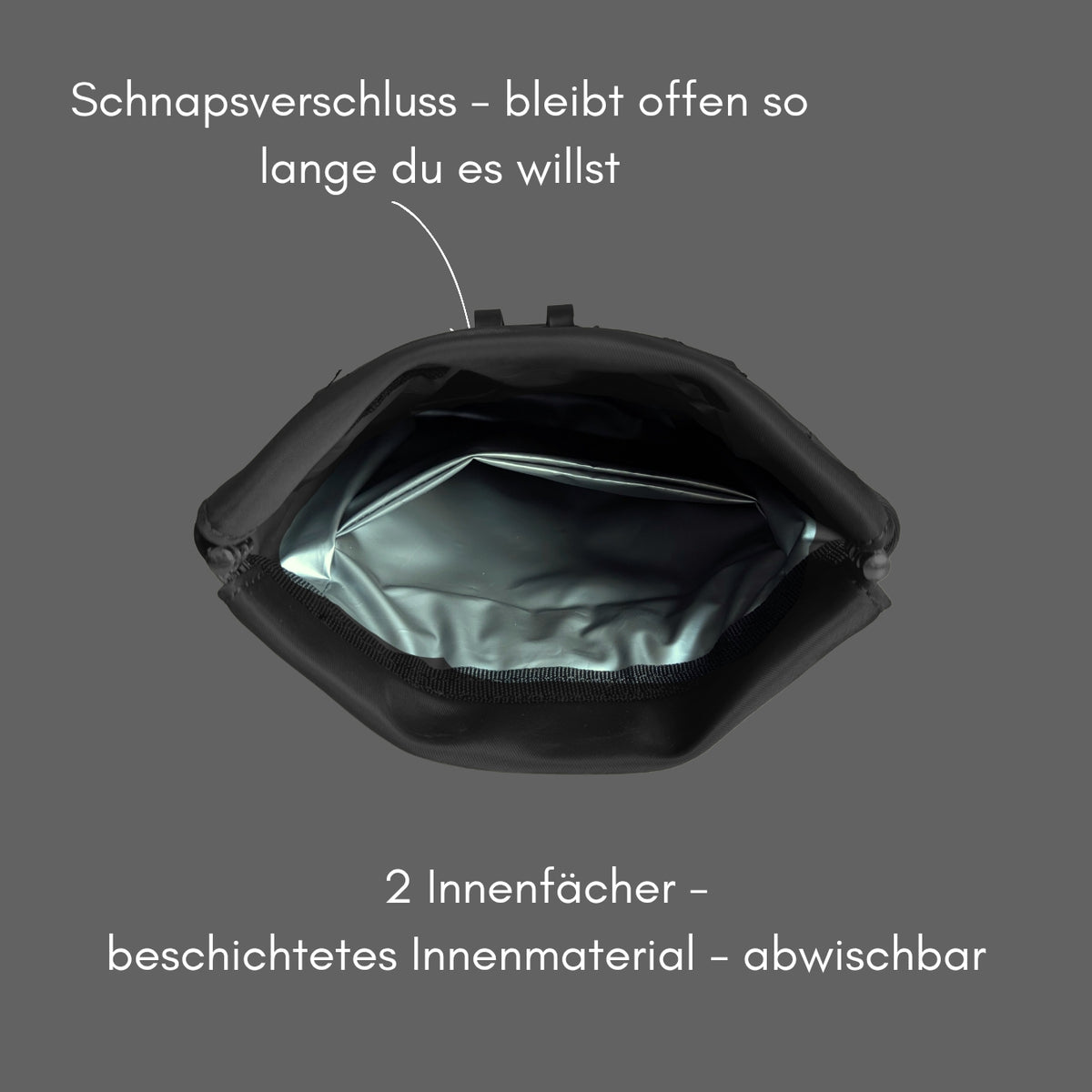 Umhängetasche für Hundehalter Deep Black