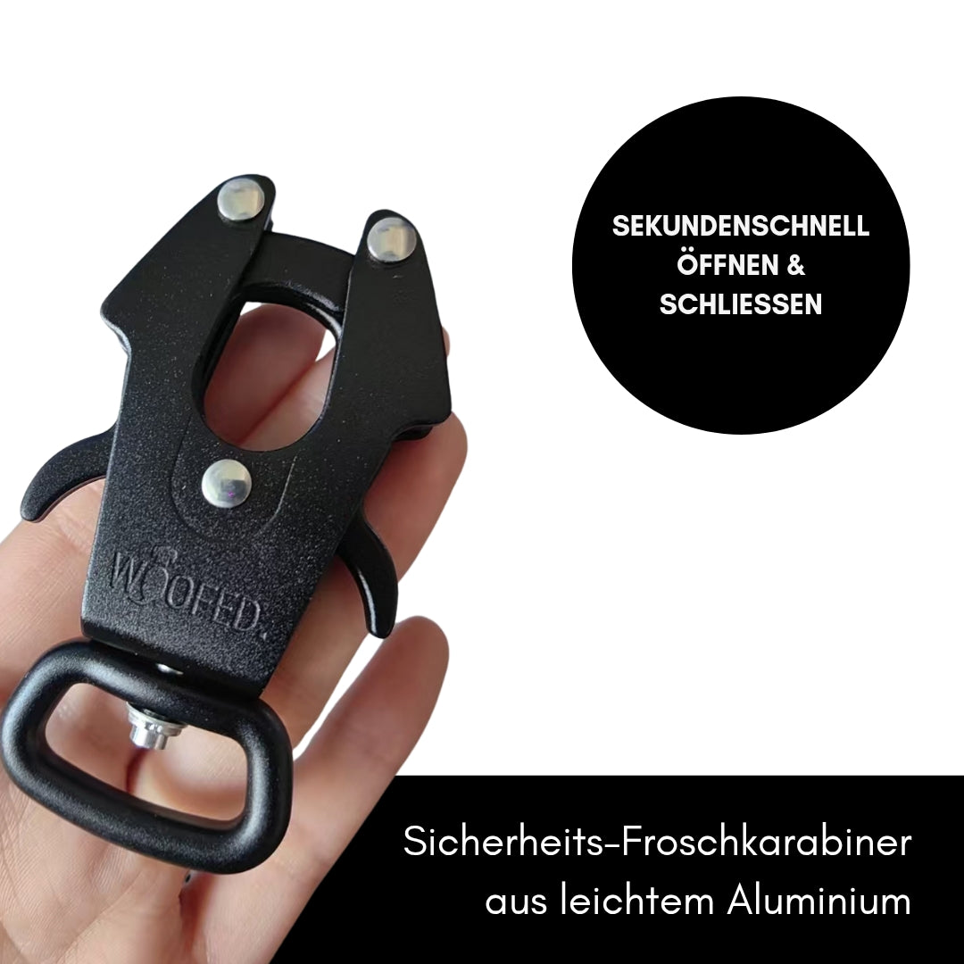 taktische Nylon Führleine Black Camo