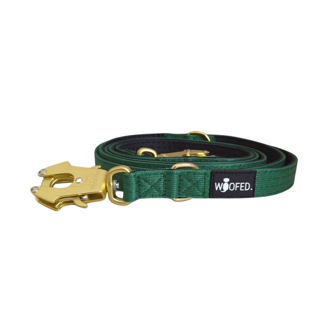 taktische Nylon Führleine Emerald Green