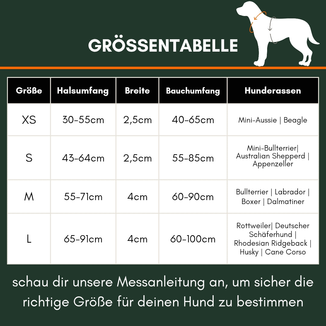 Y-Hundegeschirr WOOFLEX® 4fach-verstellbar mit Griff und Sicherheitsschnallen Hunting Green - wasserfest