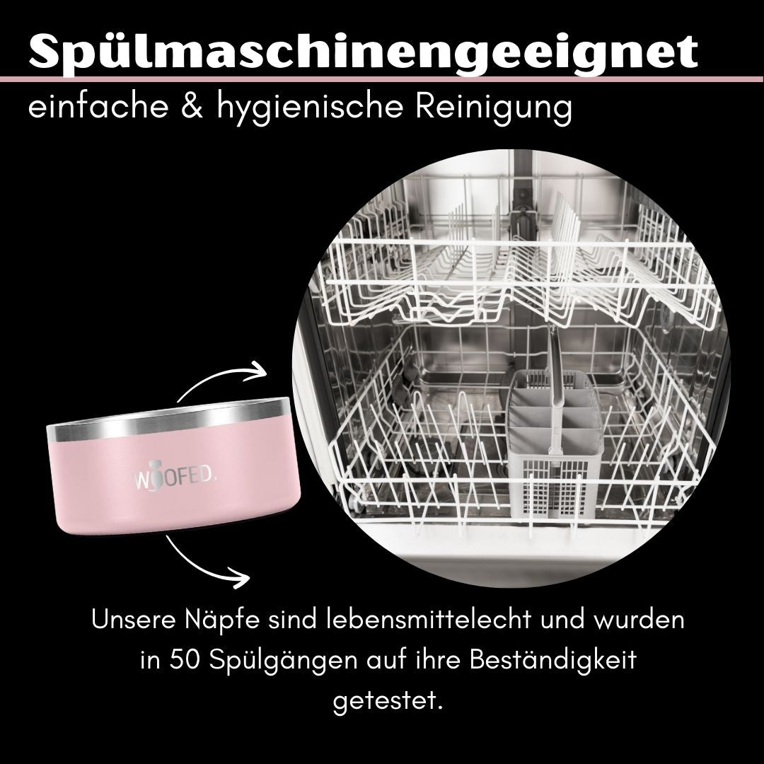 Premium stainless steel bowl Charming Rose