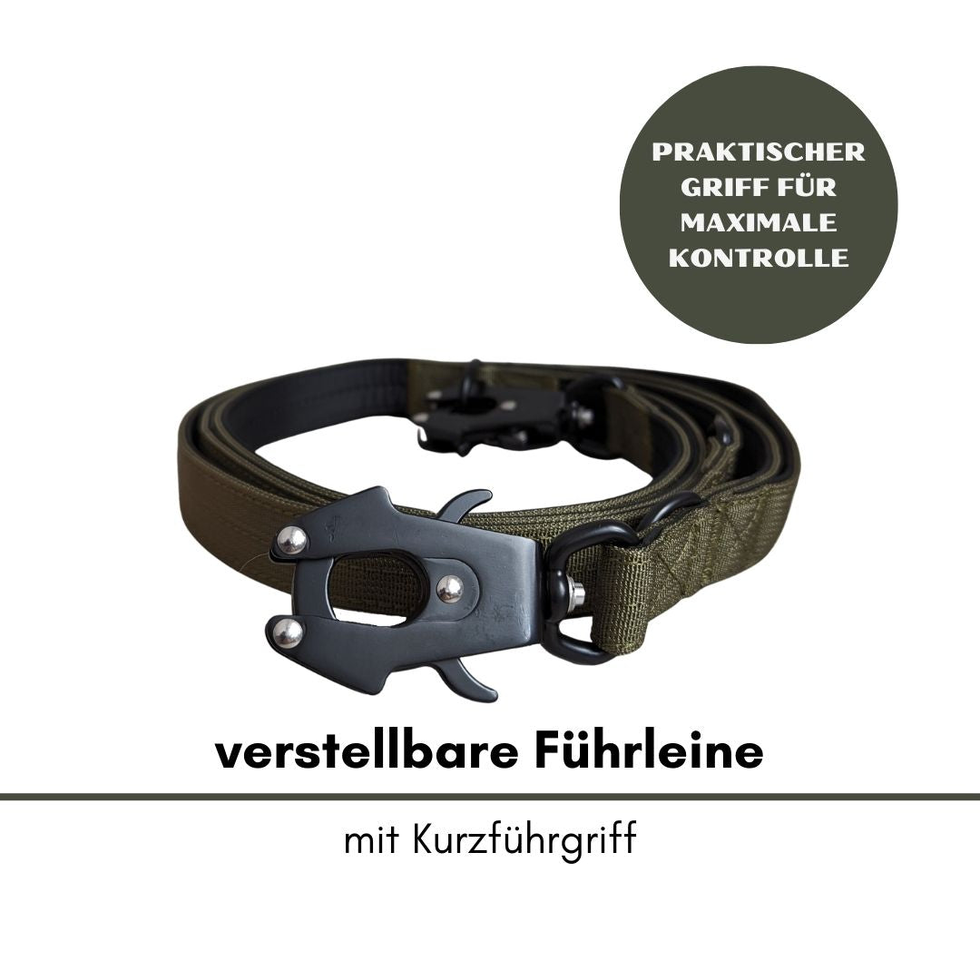 taktische Nylon Führleine Military Olive