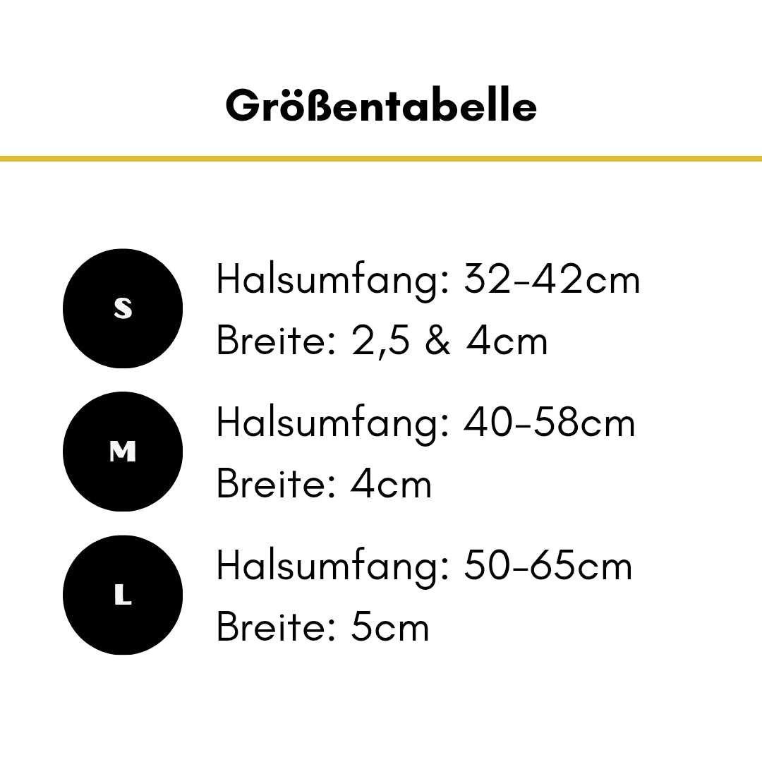 taktisches Nylon Halsband Sunset Yellow - ultraleicht