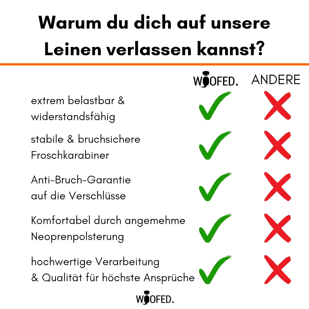 taktische Nylon Führleine Hunter Glow