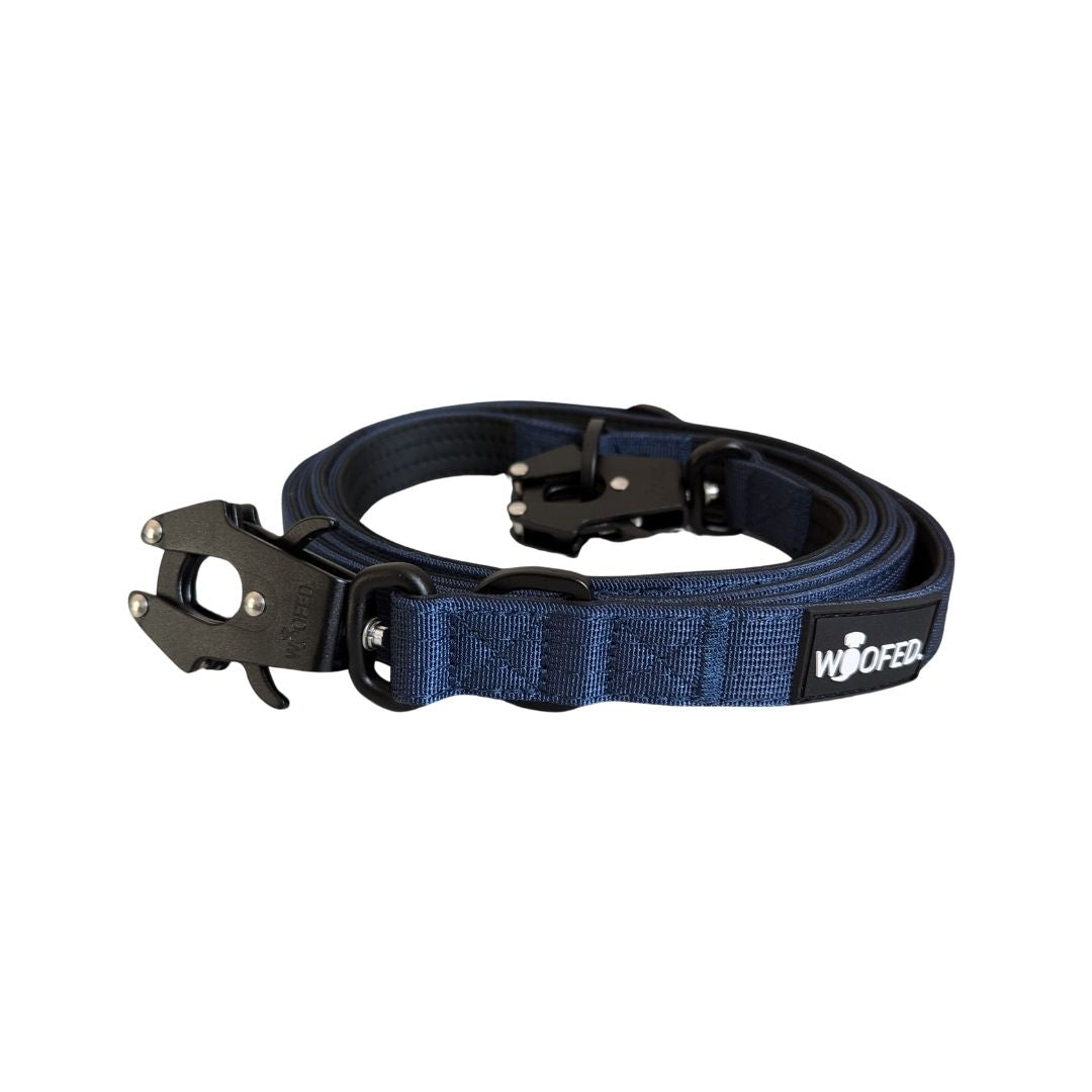 taktische Nylon Führleine Midnight Blue