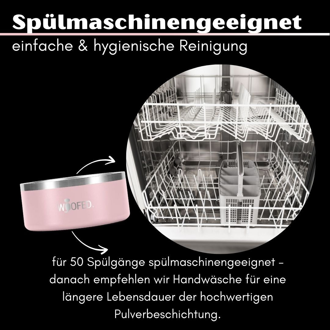 Premium Edelstahlnapf Charming Rose