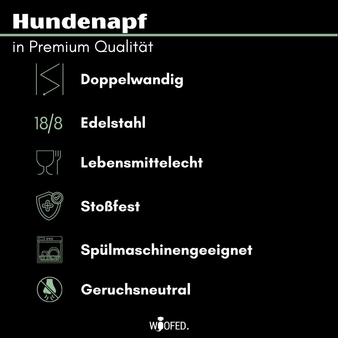 Premium Edelstahlnapf Caribbean Dream