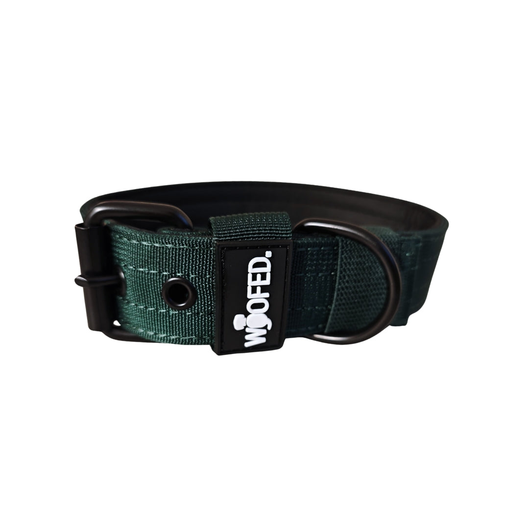 Nylon Classic Halsband Dark Green