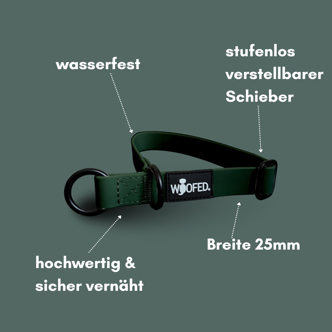 Zugstopphalsband WOOFLEX® Hunting Green