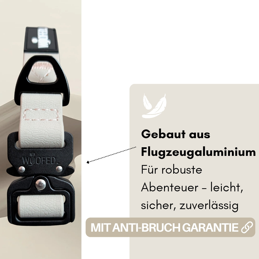 Halsband WOOFLEX® Tactical verstellbar ohne Griff Desert Sand