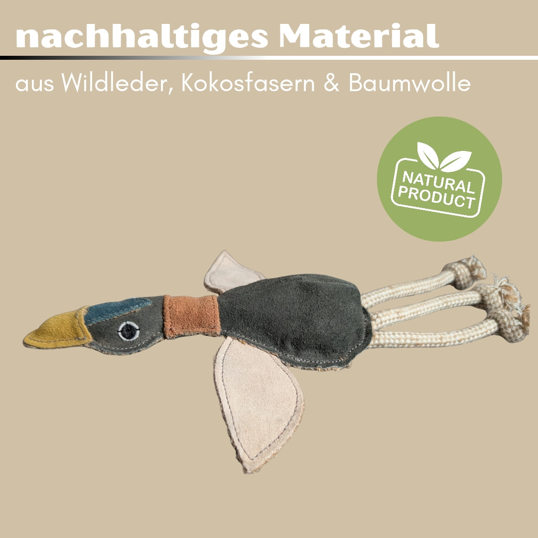 nachhaltiges Hundespielzeug Ente Ella