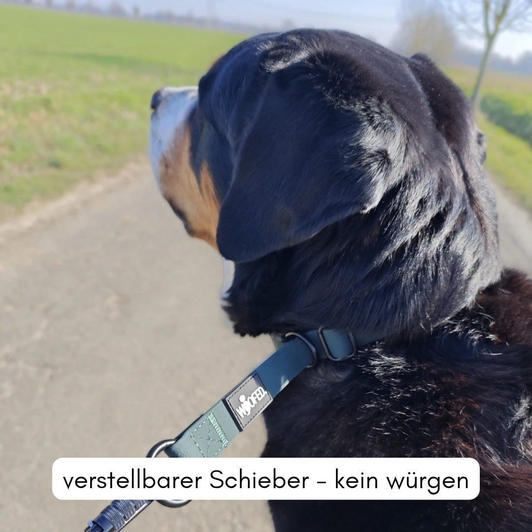 Zugstopphalsband WOOFLEX® Hunting Green