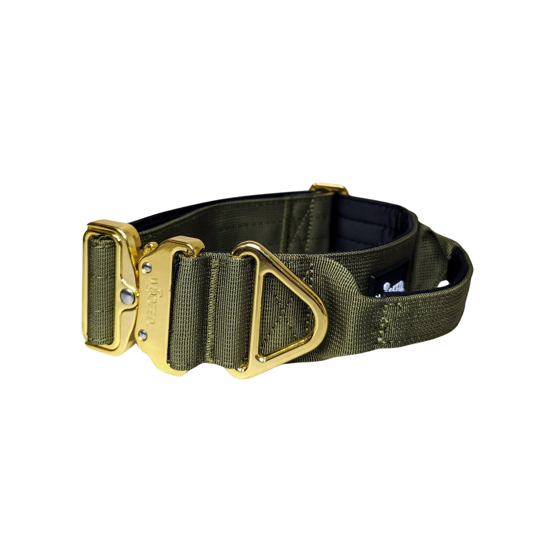 taktisches Nylon Halsband Noble Olive