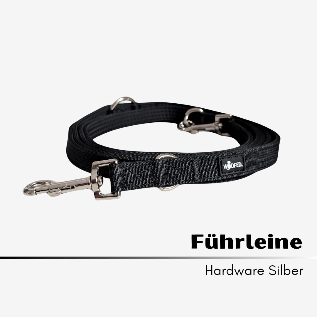 Nylon Classic Führleine Deep Black