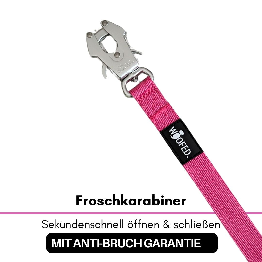 taktische Nylon Führleine Raspberry