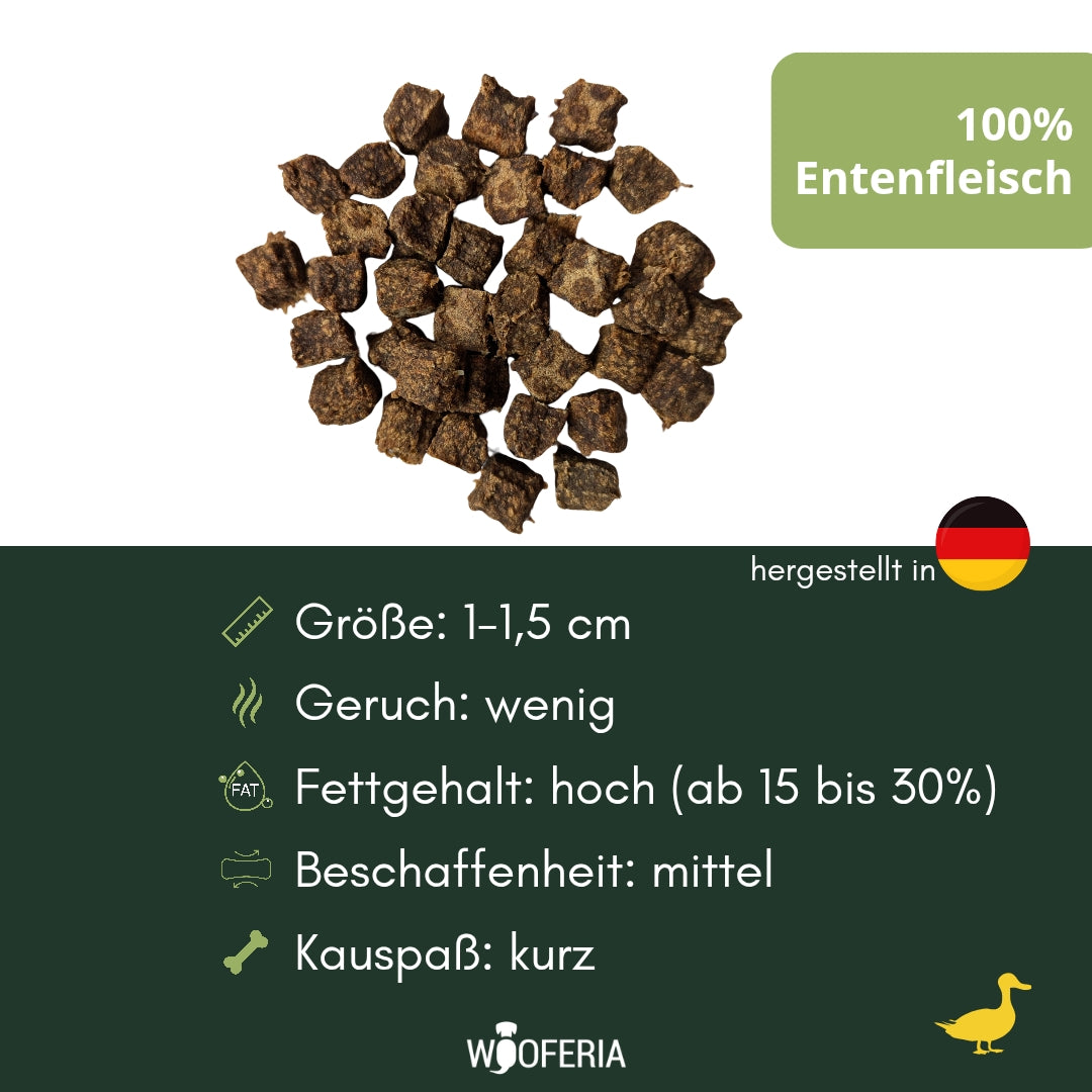 Entenfleisch Würfel PUR