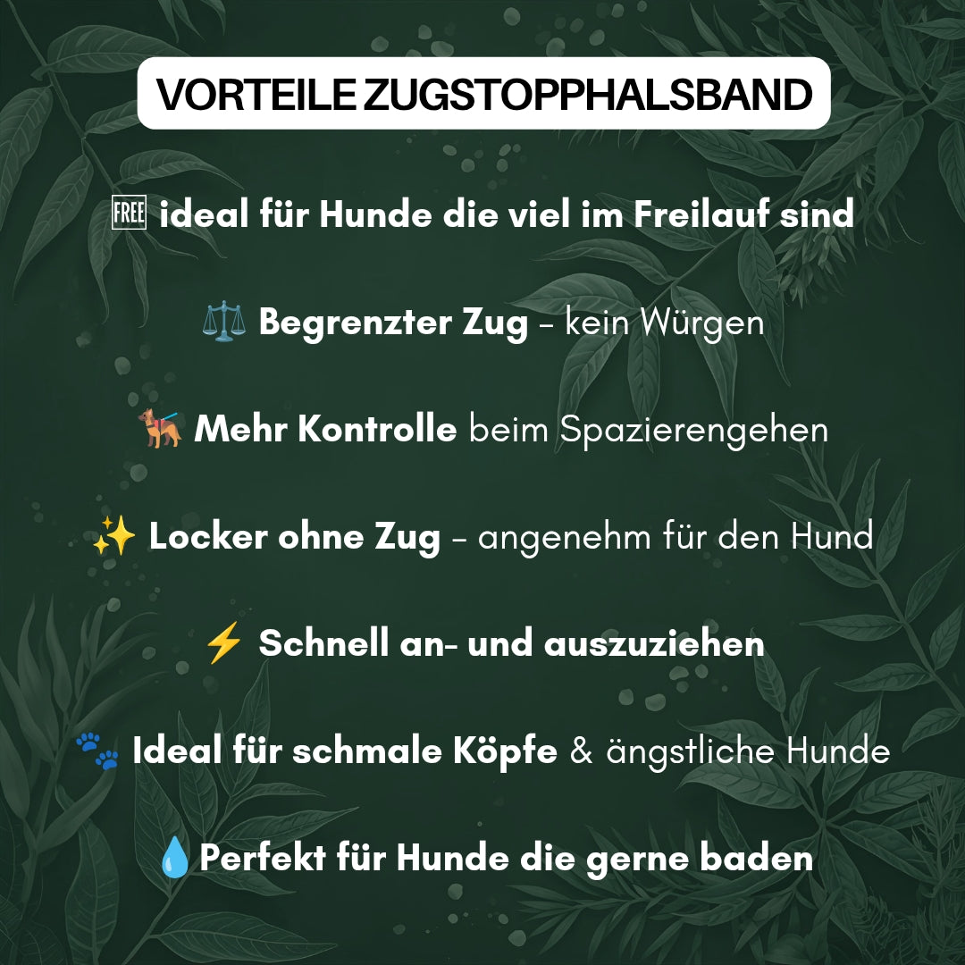 Zugstopphalsband WOOFLEX® Hunting Green