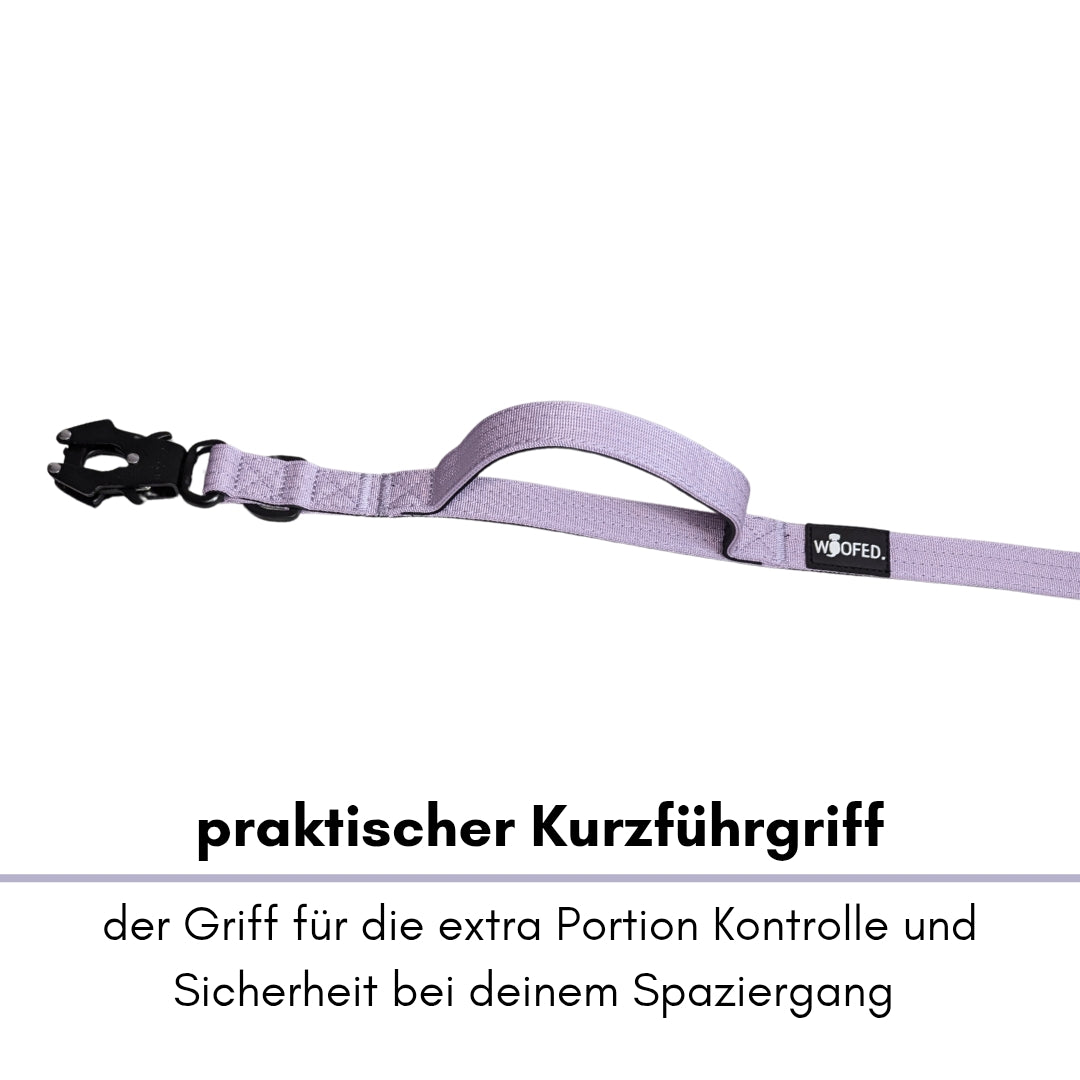 Nylon Tactical Führleine Lilac