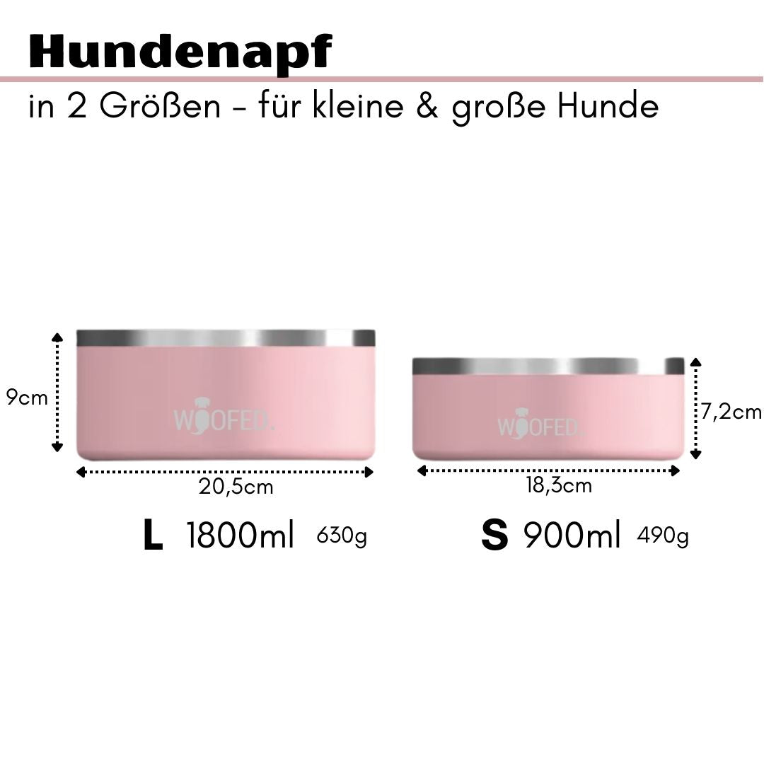 Premium stainless steel bowl Charming Rose