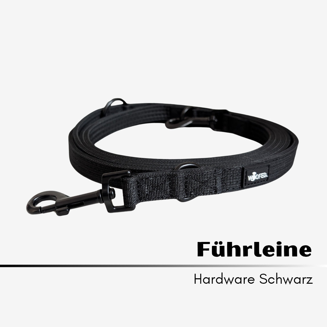 Nylon Classic Führleine Deep Black