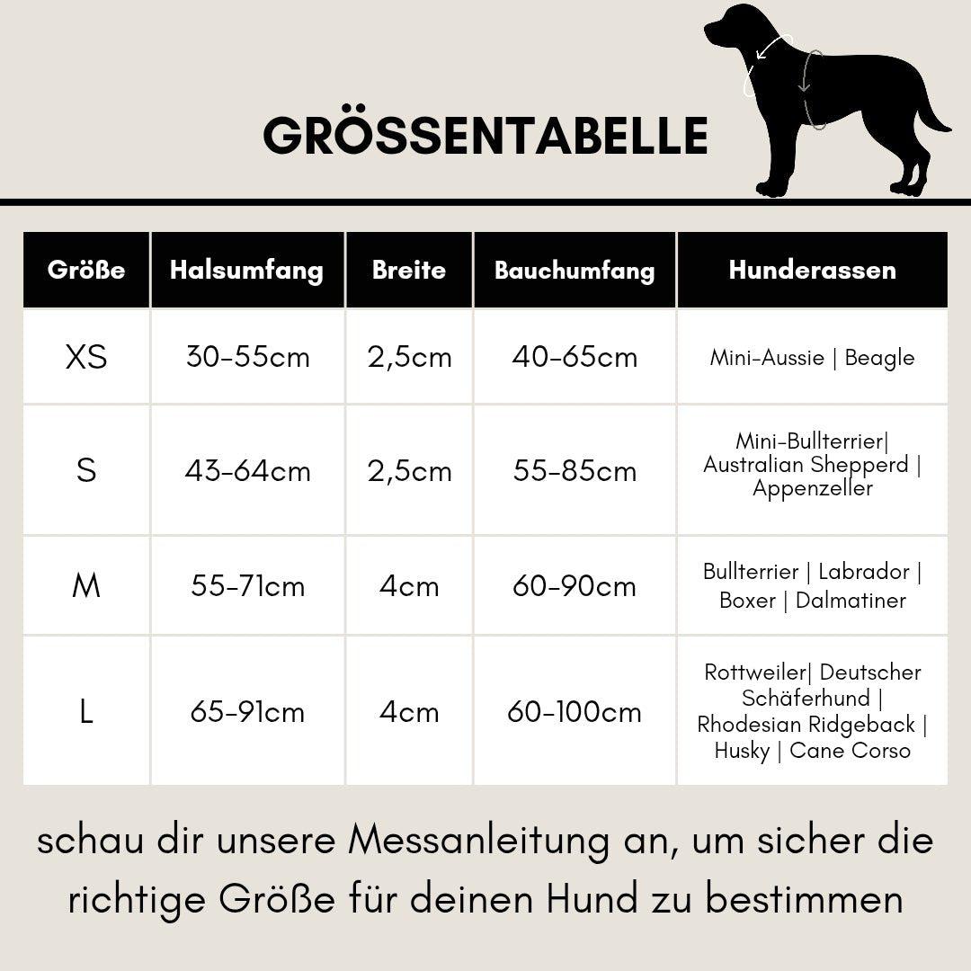 Y - Hundegeschirr WOOFLEX® 4fach - verstellbar mit Griff und Sicherheitsschnallen Desert Sand - wasserfest - WOOFED.