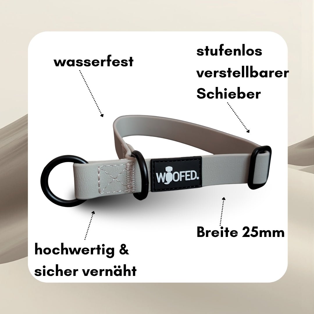 Zugstopphalsband WOOFLEX® Desert Sand - WOOFED.