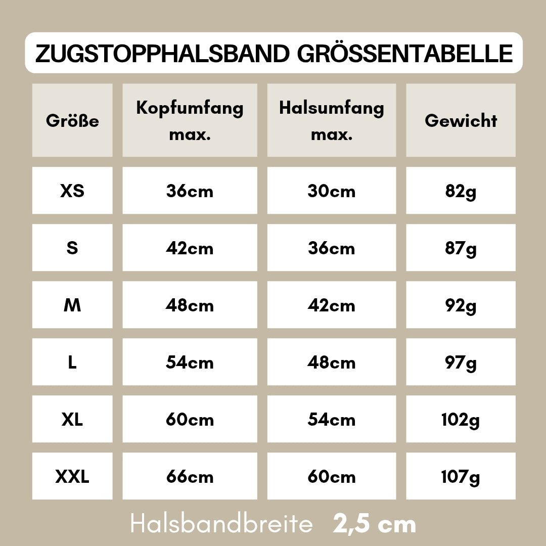 Zugstopphalsband WOOFLEX® Desert Sand - WOOFED.