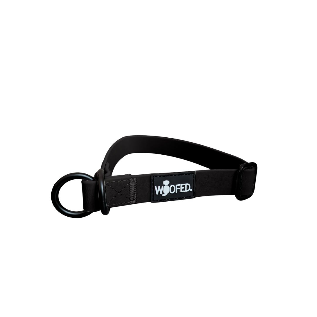 Zugstopphalsband WOOFLEX® Phantom Black - WOOFED.