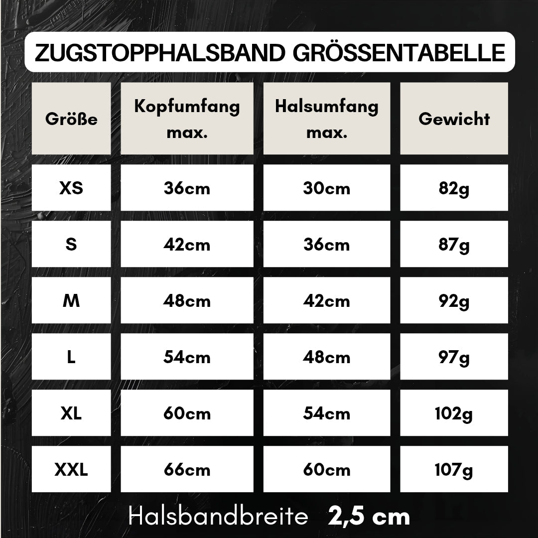 Zugstopphalsband WOOFLEX® Phantom Black - WOOFED.