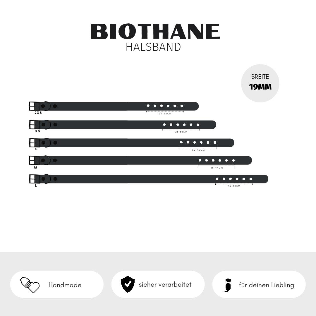 Biothane Reflective Halsband 19mm - WOOFED.