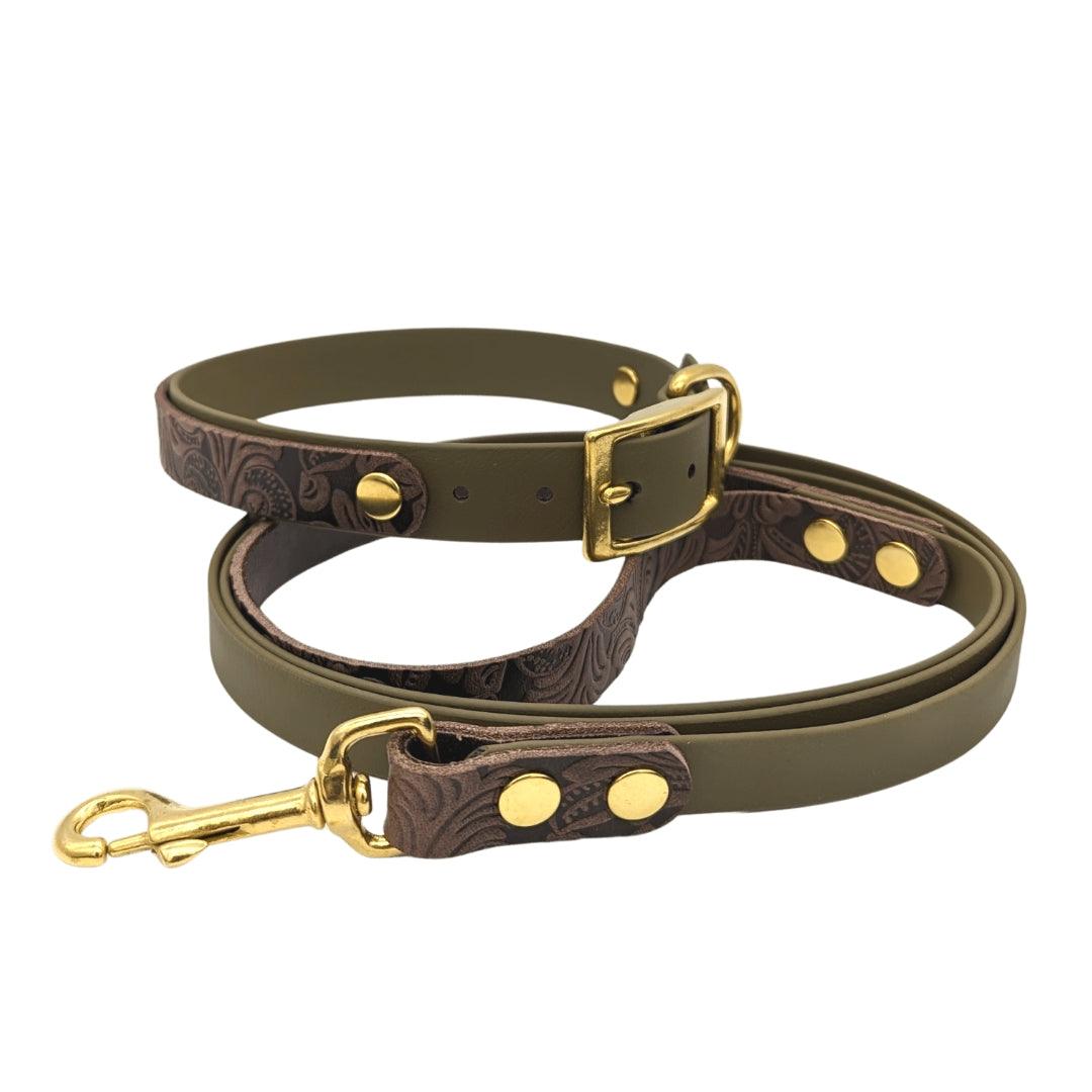 Orvis leather hotsell dog collar