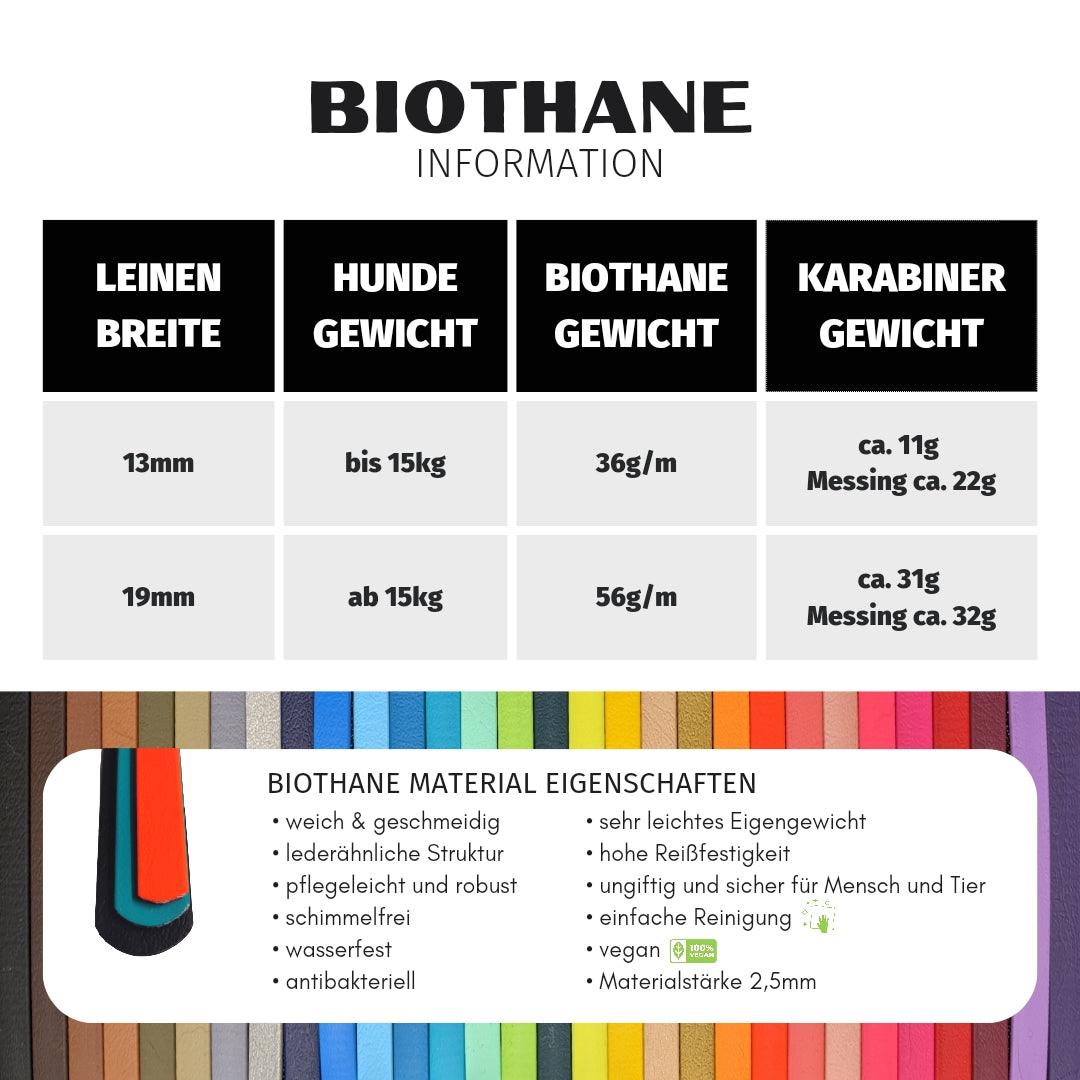 Biothane Führleine verstellbar 19mm - WOOFED.